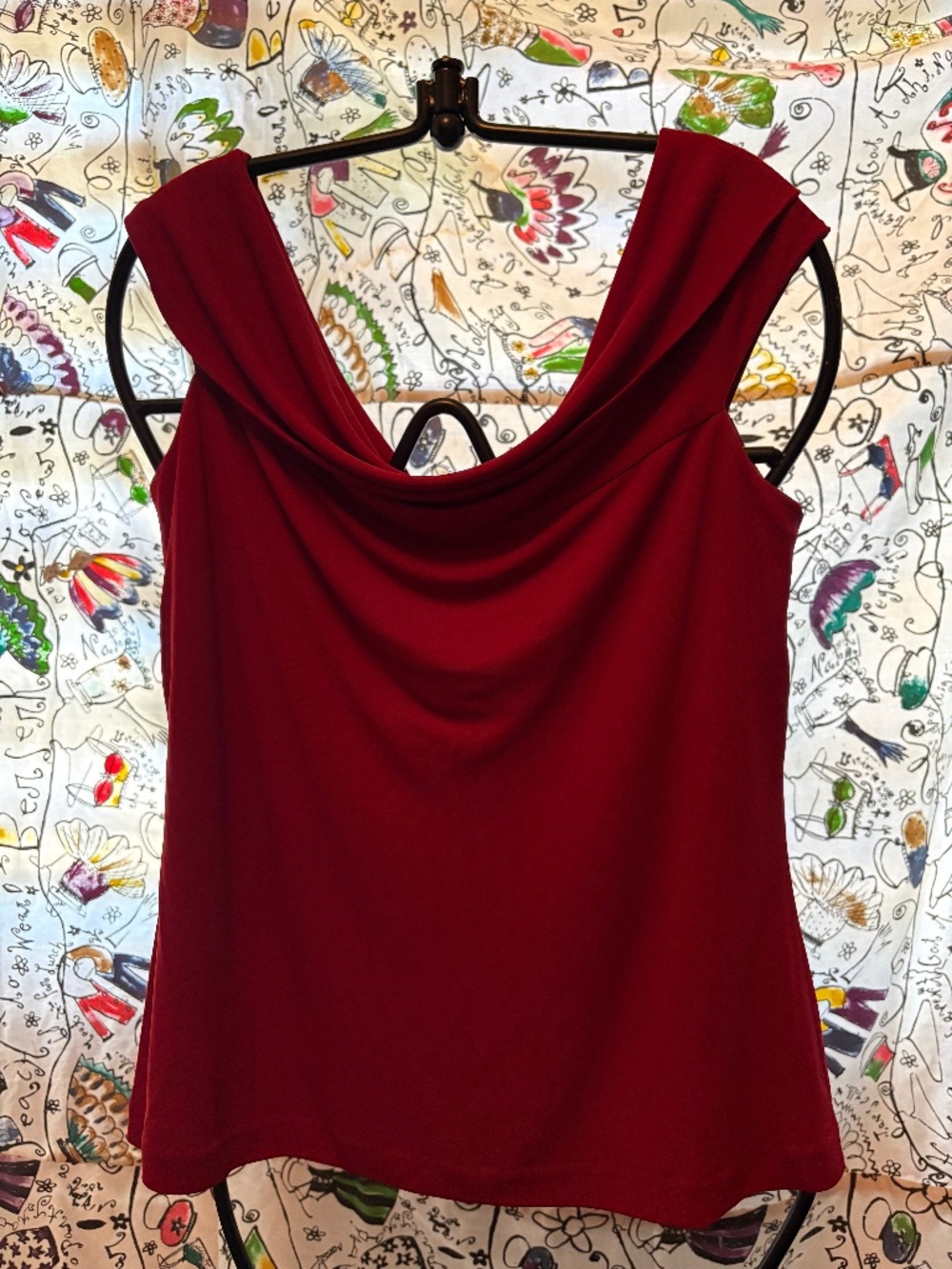 Lida Baday cowel neck top